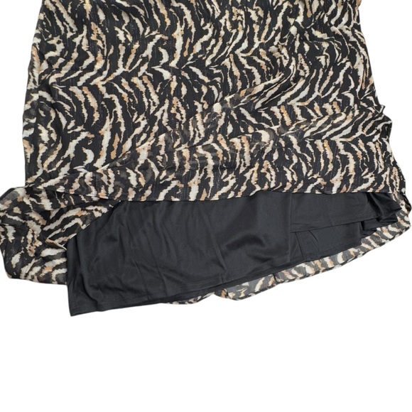 Sofia Jeans Women's Empire Dress Long Sleeves Mid Calf Length XXL Leopard Z78 - Picture 10 of 12